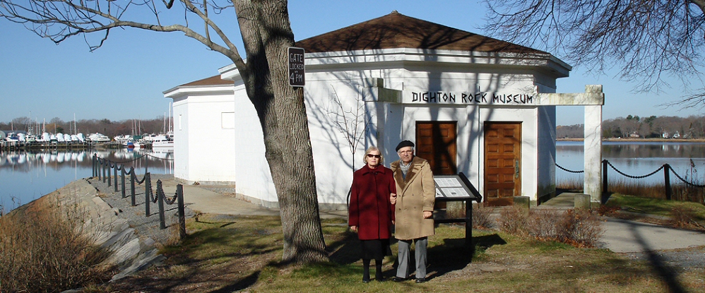 luciano_silvia_dighton_rock_museum