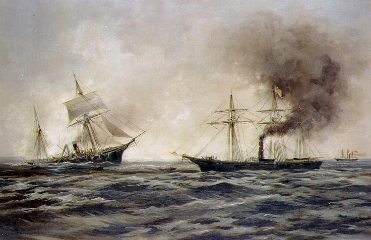 batalha entre alabame e kearsarge - 19-06-1864