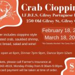 CARANGUEJO CIAPPINO! – I.F.D.E.S HOLY SPIRIT – GILROY